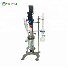 Mini 1L Chemical Equipment Jacketed Glass Reactor for laoratory